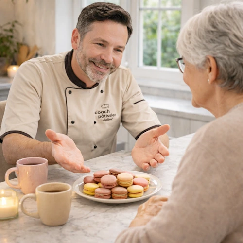 Pâtisserie thérapie à domicile
