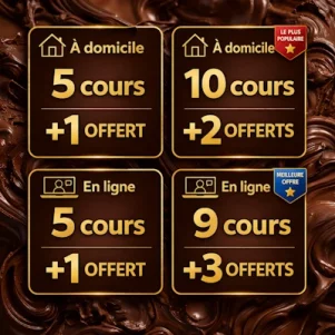 Pack cours de pâtisserie