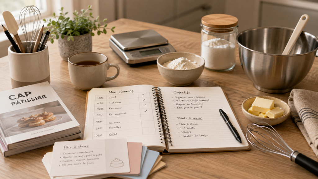 Organiser sa préparation au cAP Pâtissier